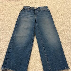 Madewell Women's Straight Leg Blue Jeans